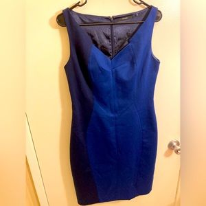 Tahari blue and navy business dress size 10